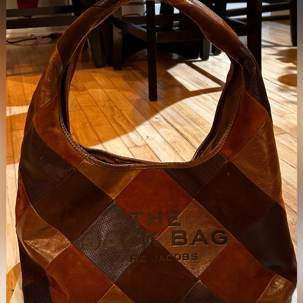MARC JACOBS
The Suede Patchwork Sack Bag